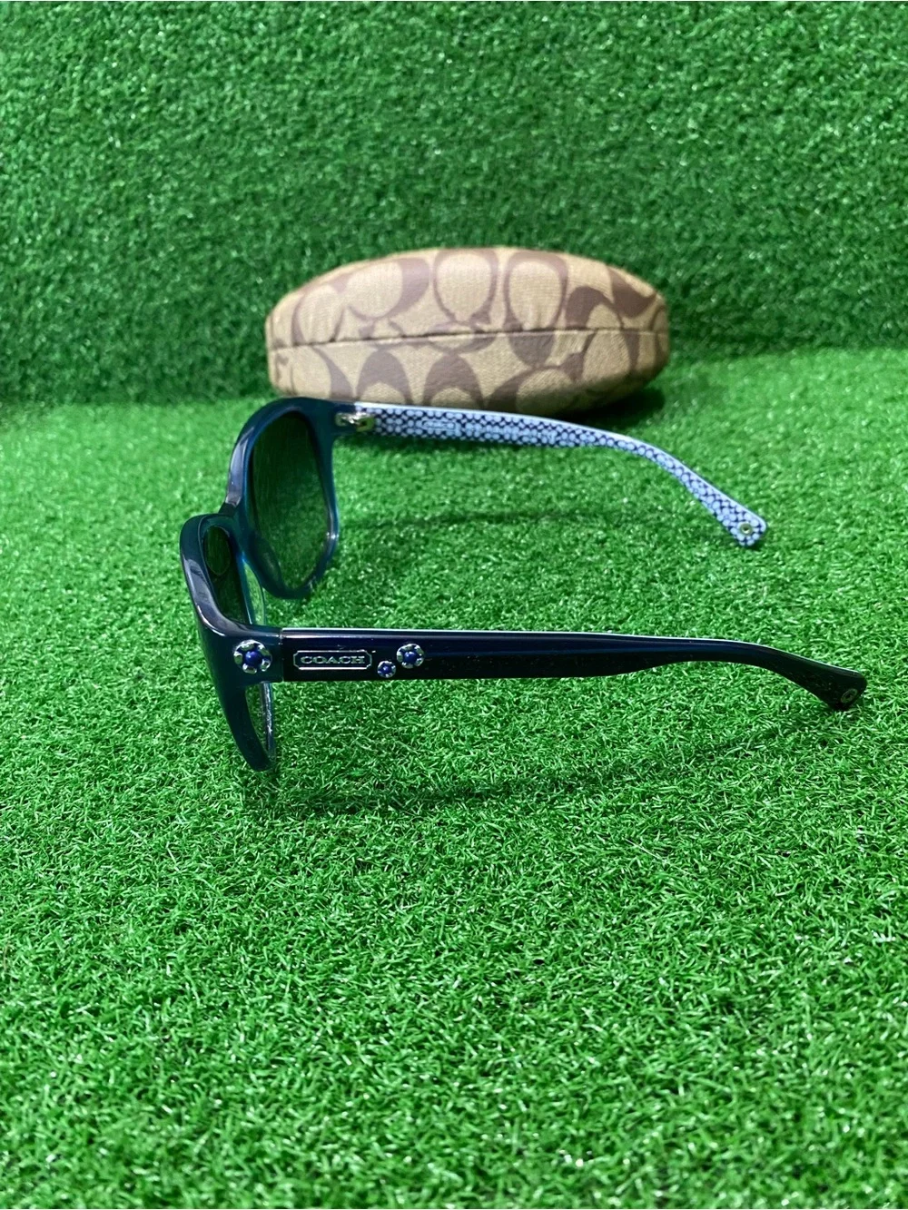Coach HC 8017 (L009 Kendal) 5038/11 Blue Sunglasses (Sep 026)